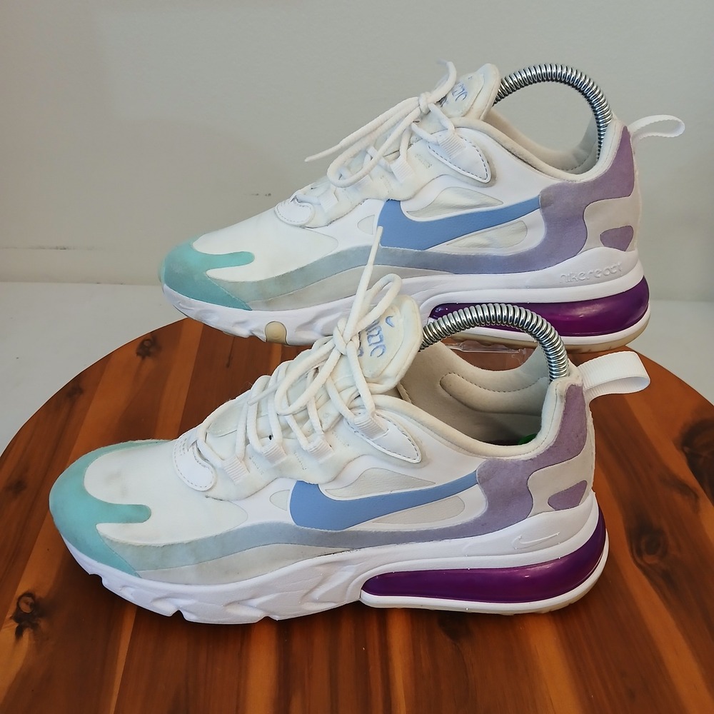 Nike Air Max 270 React Women 7.5 Gradient Shift Running ShoesAT6174-102